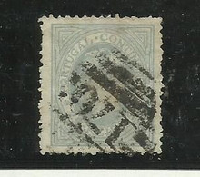 Portugal 1870/6 D Luiz  De Perfil # 53  - 25rs Azul Cinzento. Carimbo 170 2ª Covilhã. Lt 155 - Used Stamps
