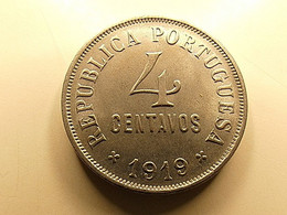 Portugal 4 Centavos 1919 UNC/BU - Portogallo