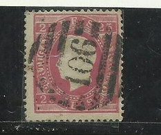 Portugal 1870/6 D Luiz  Fita Direita # 40 - 25rs Carmim Carimbo 106 2ª Vila Real Lt 159 - Used Stamps