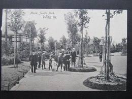 AK WIEN III. Maria Josefa Park 1910 /// D*52794 - Andere