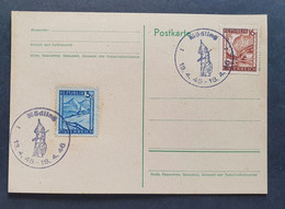 Österreich 1946, Postkarte MÖDLING Sonderstempel - 1945-60 Cartas
