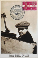 C.P.M. -CARTE-MAXIMUM - EUGENE GILBERT - PIONNIER AUVERGNAT De L'AVIATION - Clermont-Ferrand Le 21-22.7.1962 - TBE - 1960-69