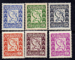 Martinique Taxe N° 27 / 36  XX  La Série  Des 10 Valeurs Sans Charnière, TB - Andere & Zonder Classificatie