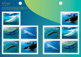 CANADA 2022 New ** Endangered Whales: Marine Mammals, Fauna, Booklet Of 10 Mint MNH  (**) - Ungebraucht