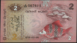 ♛ CEYLON & SRI LANKA - 2 Rupees 26.03.1979 UNC P.83 - Sri Lanka