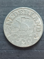 COIN MONETA NEDERLAND OLANDA PAESI BASSI 25 CENT 1942 - 25 Cent