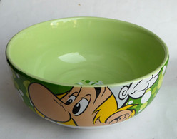 BOL EN FAIENCE VERT PARC ASTERIX 2017 ASTERIX - Art De La Table