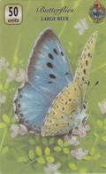 UK - Butterflies/Large Blue, Unitel Prepaid Card 50 Units(UT 0102), Used - Butterflies