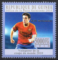 GUINEA 2010 - 1v - MNH - Andres Iniesta Spain Football Player Fußball Fútbol Soccer Calcio Voetbal Futebol Barcelona - 2010 – Südafrika