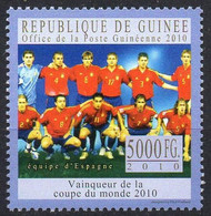 GUINEA 2010 - 1v - MNH -  Spain Team Football Player Fußball Fútbol Soccer Calcio Voetbal Futebol España - 2010 – Südafrika