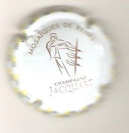 CAPSULE MUSELET CHAMPAGNE JACQUART  MOSAIQUES DE REIMS (brun Sur Blanc) - Jacquart