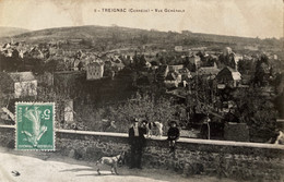 Treignac - Vue Générale Du Village - Villageois - Treignac