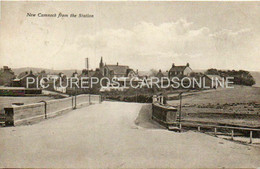 NEW CUMNOCK FROM THE STATION OLD B/W POSTCARD SCOTLAND - Ayrshire