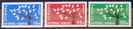 EUROPA 1962 - CHYPRE                   N° 207/209                       NEUF** - 1962