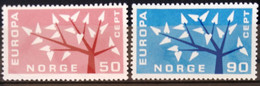 EUROPA 1962 - NORVEGE                   N° 433/434                        NEUF** - 1962