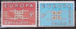 EUROPA 1963 - BELGIQUE                   N° 1260/1261                        NEUF* - 1963