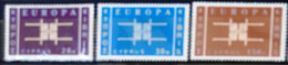 EUROPA 1963 - CHYPRE                   N° 217/219                        NEUF** - 1963