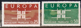 EUROPA 1963 - FRANCE                   N° 1396/1397                        NEUF** - 1963