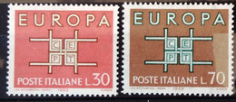 EUROPA 1963 - ITALIE                   N° 895/896                        NEUF** - 1963