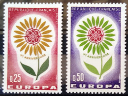 EUROPA 1964 - FRANCE                 N° 1430/1431                        NEUF** - 1964