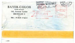 1964 Kaart  BAYER COLOR SA Bruxelles 5 - Gefr. 2 Fr - EULAN - - 1960-1979