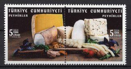 2022 TURKEY CHEESES MNH ** - Ungebraucht