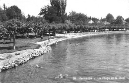 Hermance La Plage Et Le Quai - Hermance