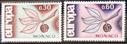 EUROPA 1965 - MONACO                    N° 675/676                        NEUF** - 1965