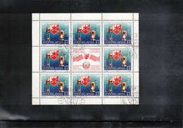 Jugoslawien / Yugoslavia / Yougoslavie 1992 Red Star Football Club Michel 2522 Kleinbogen /sheet Sauber Gestempelt / FU - Used Stamps