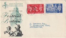 Great Britain 1951 FDC Mailed - ....-1951 Pre Elizabeth II