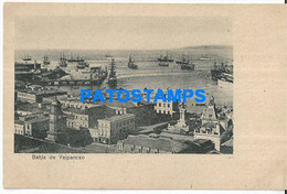 186344 CHILE VALPARAISO BAHIA VISTA PARCIAL & SHIP POSTAL POSTCARD - Chili