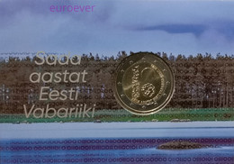 2 Euro Gedenkmünze 2018 Nr. 11 - Estland / Estonia - 100 Jahre Unabhängigkeit BU Coincard - Estonie