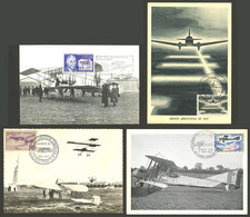 TOPIC AVIATION: FRANCE: 11 Handsome Maximum Cards! - Airplanes