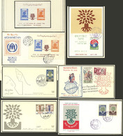 TOPIC REFUGEES: Collection In Album Of Several Hundreds Stamps And Souvenir Sheets + A Number Of FDC Covers, Including S - Refugees