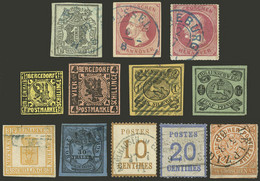 GERMANY: Small Lot Of Classic Stamps, Fine To Very Fine General Quality, Yvert Catalog Value Over Euros 300, Low Start! - Other & Unclassified