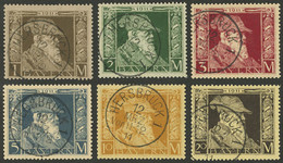 GERMANY: Yvert 86/91, 1911 Prince Leopold, The 6 High Values Of The Set, Very Fine Quality! - Other & Unclassified