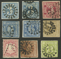 GERMANY: Small Lot Of Classic Stamps, The General Quality Is Fine To Very Fine, Low Start! - Bavaria