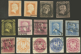 GERMANY: Small Lot Of Classic Stamps, The General Quality Is Fine To Very Fine, Yvert Catalog Value Over Euros 400, Low  - Other & Unclassified
