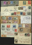GERMANY: Interesting Lot Of 12 Covers, Letters, Postal Stationeries, Cards, Etc. Used Between 1897 And 1944, Also 2 Unus - Other & Unclassified