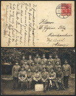 GERMANY: Postcard With View Of SWISS GUARDS (Germans Living In Switzerland Drafted For War), Sent From Saarbrücken To Ba - Other & Unclassified