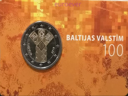 2 Euro Gedenkmünze 2018 Nr. 7 - Lettland / Latvia - Die Unabhängigen Baltischen Staaten BU Coincard - Lettonie