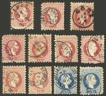 AUSTRIA: Small Interesting Lot Of Old Stamps, There Are Good Cancels! - Other & Unclassified