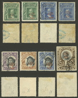 CHILE: Sc.O9 + Other Values, 8 Overprinted Values, Sold AS IS, Some Or All Can Be Forgeries, Very Fine Quality! - Chile