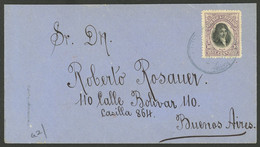 ECUADOR: Sc.140, 1899 10c. José Mejía, Franking A Cover Sent From Guayaquil To B.Aires, With Arrival Backstamp Of 29/AP/ - Ecuador