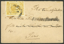 ECUADOR: 22/DE/1896 Guayaquil - Paris, Cover Franked With 10c. (Sc.66), Very Fine Quality! - Ecuador