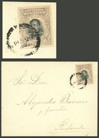 ECUADOR: RATE OF PRINTED MATTER: Cover Sent From Quito To Riobamba On 29/DE/1899 Franked With 2c. (Sc.138 ALONE), Excell - Ecuador