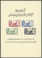 LEBANON: Yvert 3, 1946 Evacuation Of Foreign Troops, MNH, Very Fine Quality! - Lebanon