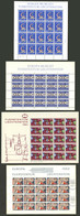 LIECHTENSTEIN: TOPIC EUROPA: 4 Complete Sheets, MNH (one Used) And Of Very Fine Quality! - Other & Unclassified