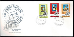 Seychelles 1979 Sir Rowland Hill Centenary FDC - Rowland Hill