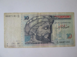 Tunisia 10 Dinars 1994 Banknote,see Pictures - Tunisie